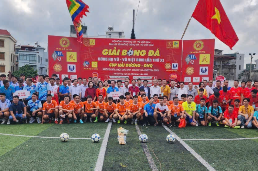 Giải bóng đá Vũ – Võ Việt Nam lần thứ XI đã thành công bởi tình thân, bởi giọt mồ hôi và niềm tin của những người con cùng chung dòng máu